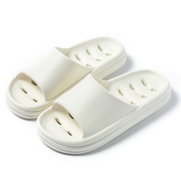 AUXDIQ Home Slippers Women Men Bathroom Slippers Non Slip House Shoes Shower Sandals Pool Slides Beach Slippers