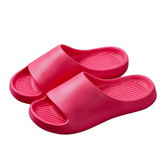 AUXDIQ Home Slippers Women Men Bathroom Slippers Non Slip House Shoes Shower Sandals Pool Slides Beach Slippers