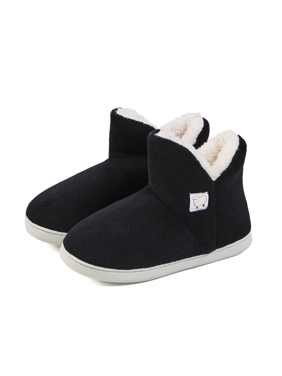 Mens Womens Comfort Slippers Plush Lining Winter Booties Slipper Memory Foam House Shoes Warm Boots Slippers