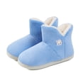 thumbnail image 1 of AUXDIQ Mens Womens Comfort Slippers Plush Lining Winter Booties Slipper Memory Foam House Shoes Warm Boots Slippers, 1 of 5