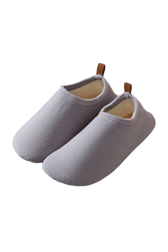 Mens Womens Comfort Slippers Plush Lining Winter Memory Foam House Shoes Slip On Bedroom Slippers
