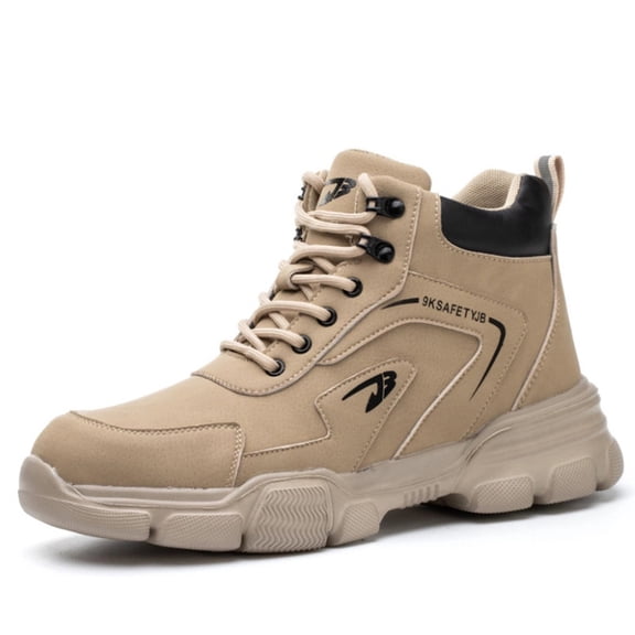 AUXDIQ Safety Trainers Men Women Steel Toe Cap Trainers Lightweight Work Shoes Comfy Industrial Sneakers Construction Work Boots