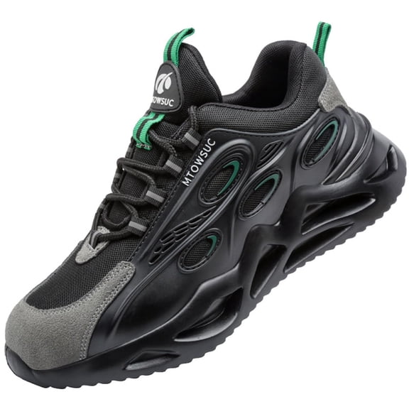 AUXDIQ Safety Trainers Men Women Steel Toe Cap Trainers Lightweight Work Shoes Comfy Industrial Sneakers Construction Work Boots