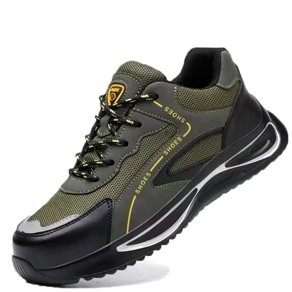 AUXDIQ Safety Trainers Men Women Steel Toe Cap Trainers Lightweight Work Shoes Comfy Industrial Sneakers Construction Work Boots