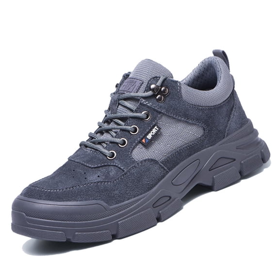 AUXDIQ Safety Trainers Men Women Steel Toe Cap Work Shoes Comfy Construction Industrial Sneakers