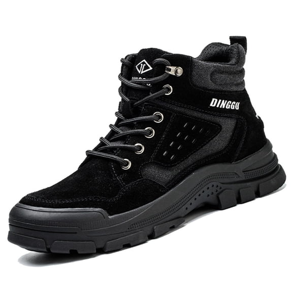 AUXDIQ Safety Trainers Men Women Steel Toe Cap Work Shoes Comfy Construction Industrial Sneakers