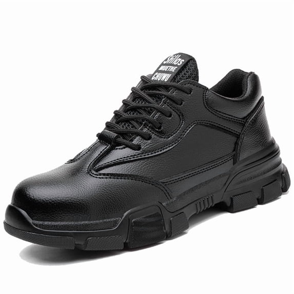 AUXDIQ Safety Trainers Men Women Steel Toe Cap Work Shoes Comfy Construction Industrial Sneakers