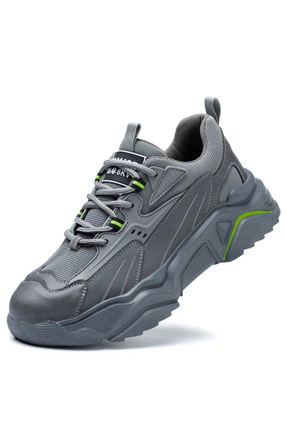 Safety Trainers Men's Steel Toe Cap Trainers Lightweight Safety Shoes for men Breathable Work Boots