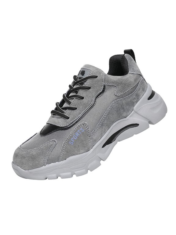 Safety Trainers Mens Womens Steel Toe Cap Shoes Lightweight Safety Shoes Breathable Work Sneakers