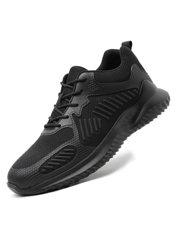 Safety Trainers Mens Womens Steel Toe Cap Shoes Lightweight Safety Shoes Breathable Work Sneakers