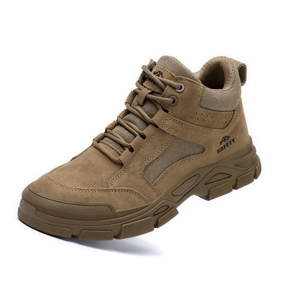 AUXDIQ Safety Trainers for Women Men Steel Toe Cap Safety Shoes Breathable Work Shoes