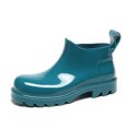 thumbnail image 1 of AUXDIQ Short Rain Boots Women Waterproof Ankle Garden Shoess Rubber Chelsea Boots, Blue, 8.5 US, 1 of 6