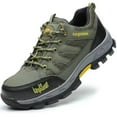 thumbnail image 1 of AUXDIQ Steel Toe Shoes Men Women Breathable Safety Shoes Puncture Proof Work Sneakers, Green, 9 US, 1 of 6