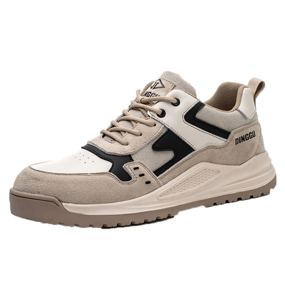 AUXDIQ Steel Toe Work Shoes for Men Construction Industrial Safety Sneakers