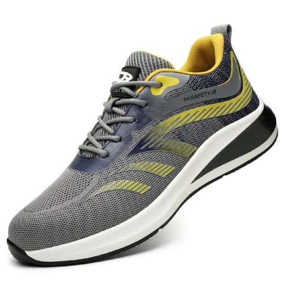 AUXDIQ Steel Toe Work Shoes for Men Women Construction Industrial Safety Sneakers