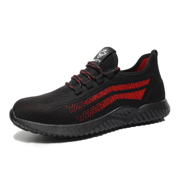 AUXDIQ Steel Toe Work Shoes for Men Women Construction Industrial Safety Sneakers