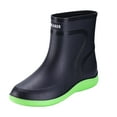 thumbnail image 1 of AUXDIQ Men Rain Boots Outdoor Garden Boots Waterproof Ankle Rain Shoes, 1 of 5