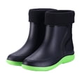 thumbnail image 1 of AUXDIQ Men Rain Boots Outdoor Garden Boots Waterproof Ankle Rain Shoes, 1 of 5