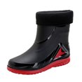 thumbnail image 1 of AUXDIQ Men Rain Boots Outdoor Garden Boots Waterproof Ankle Rain Shoes, 1 of 5