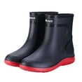 thumbnail image 1 of AUXDIQ Men Rain Boots Outdoor Garden Boots Waterproof Ankle Rain Shoes, 1 of 5