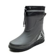 thumbnail image 1 of AUXDIQ Men Rain Boots Outdoor Garden Boots Waterproof Ankle Rain Shoes, 1 of 5