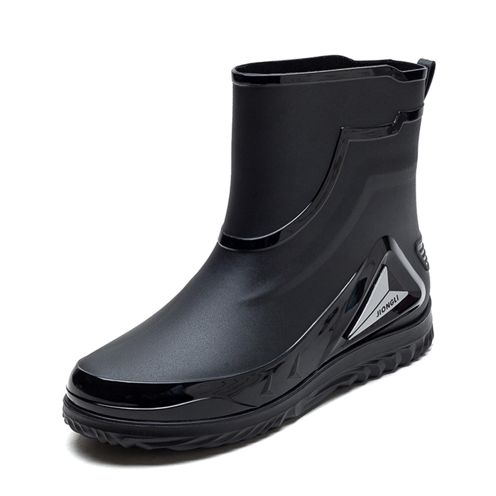 AUXDIQ Men Rain Boots Outdoor Garden Boots Waterproof Ankle Rain Shoes