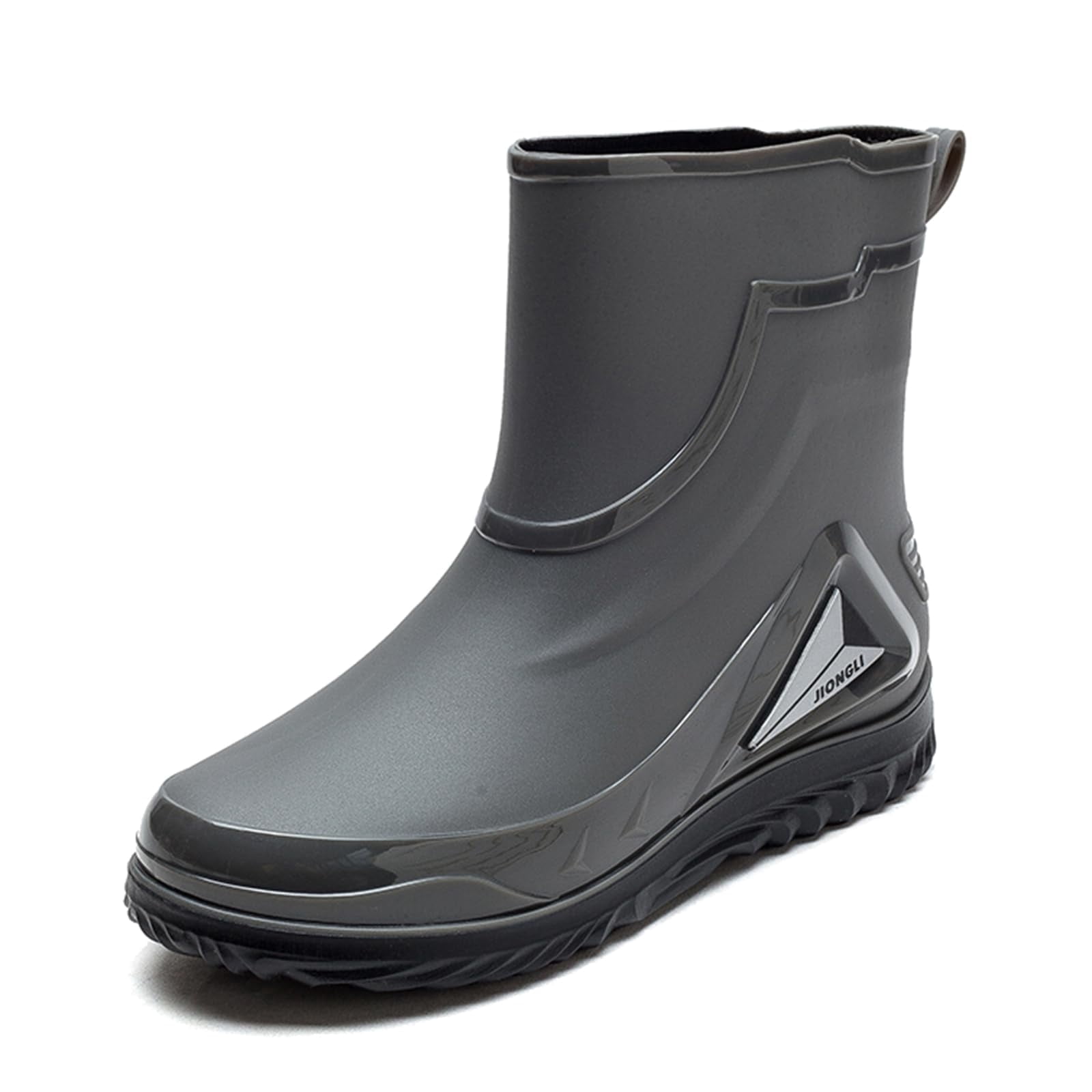 AUXDIQ Men Rain Boots Outdoor Garden Boots Waterproof Ankle Rain Shoes