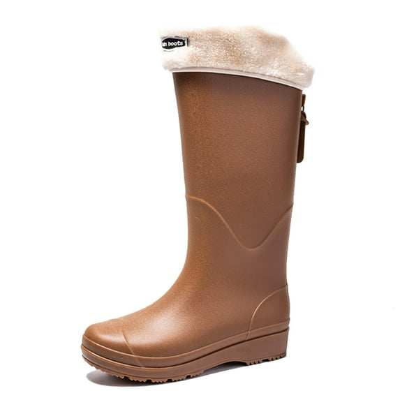 AUXDIQ Women Rain Boots Ladies Waterproof Rain Shoes Outdoor Garden Shoes