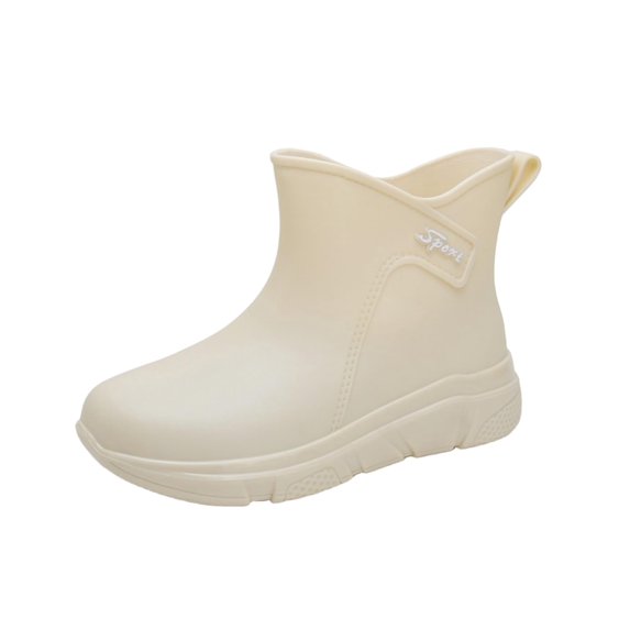 AUXDIQ Rain Boots Women Waterproof Garden Boots Outdoor Ankle Rain Shoes