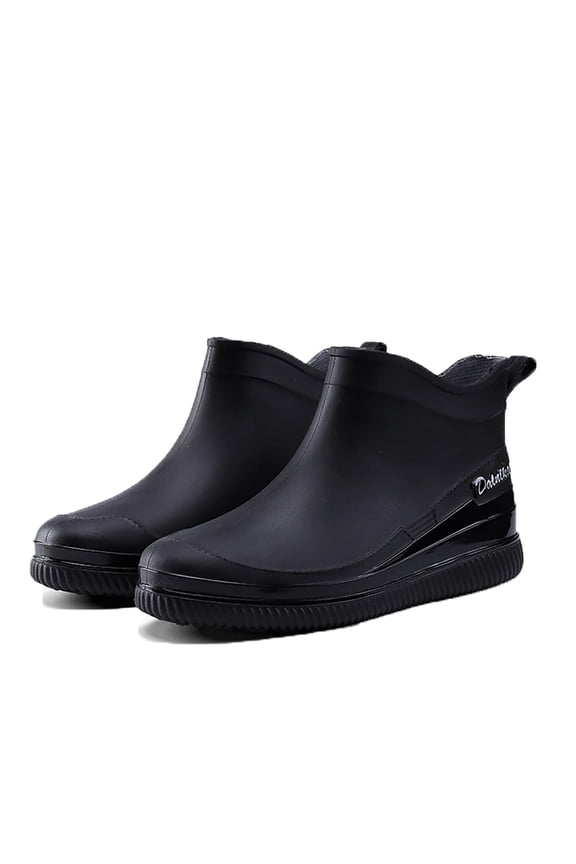 Women Rain Boots Outdoor Garden Boots Waterproof Ankle Rain Shoes