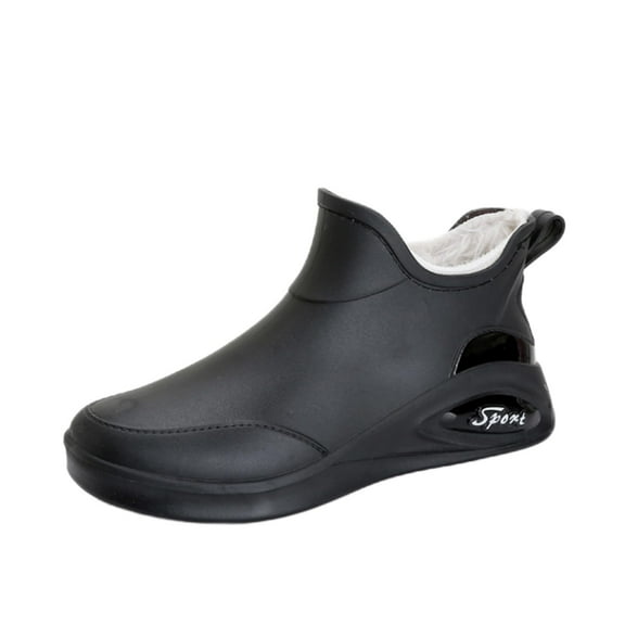 AUXDIQ Women Rain Boots Outdoor Garden Boots Waterproof Ankle Rain Shoes