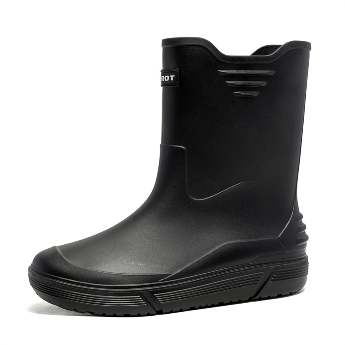 AUXDIQ Rain Shoes Men Mid-calf Boots Waterproof Rain Boots Outdoor Garden Shoes