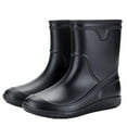 thumbnail image 1 of AUXDIQ Wellington Boots Men Mid-calf Wellies Waterproof Rain Boots Outdoor Garden Shoes, 1 of 6