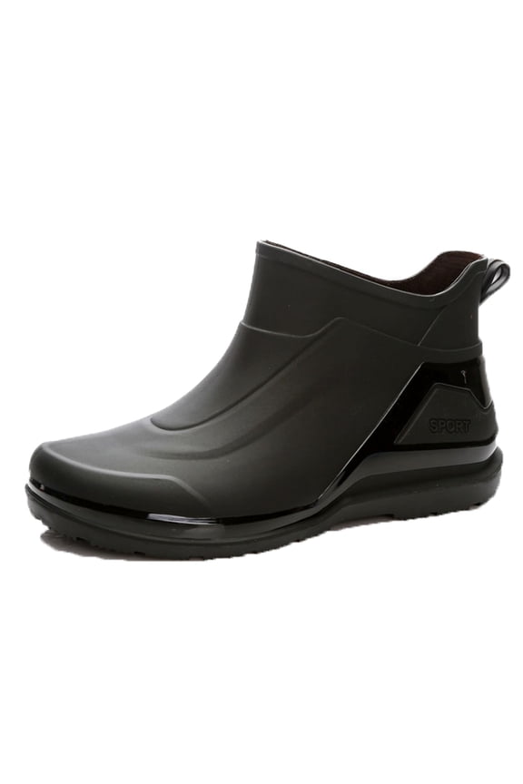 Rain Boots Men Short Ankle Waterproof Rain Shoes Outdoor Garden Shoes