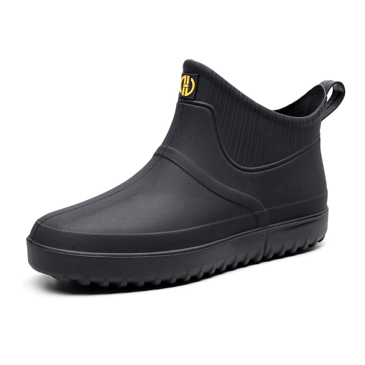 AUXDIQ Rain Boots Men Short Ankle Women Waterproof Rain Boots Outdoor Garden Shoes