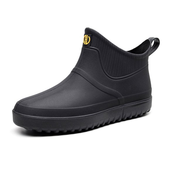 AUXDIQ Rain Boots Men Short Ankle Women Waterproof Rain Boots Outdoor Garden Shoes