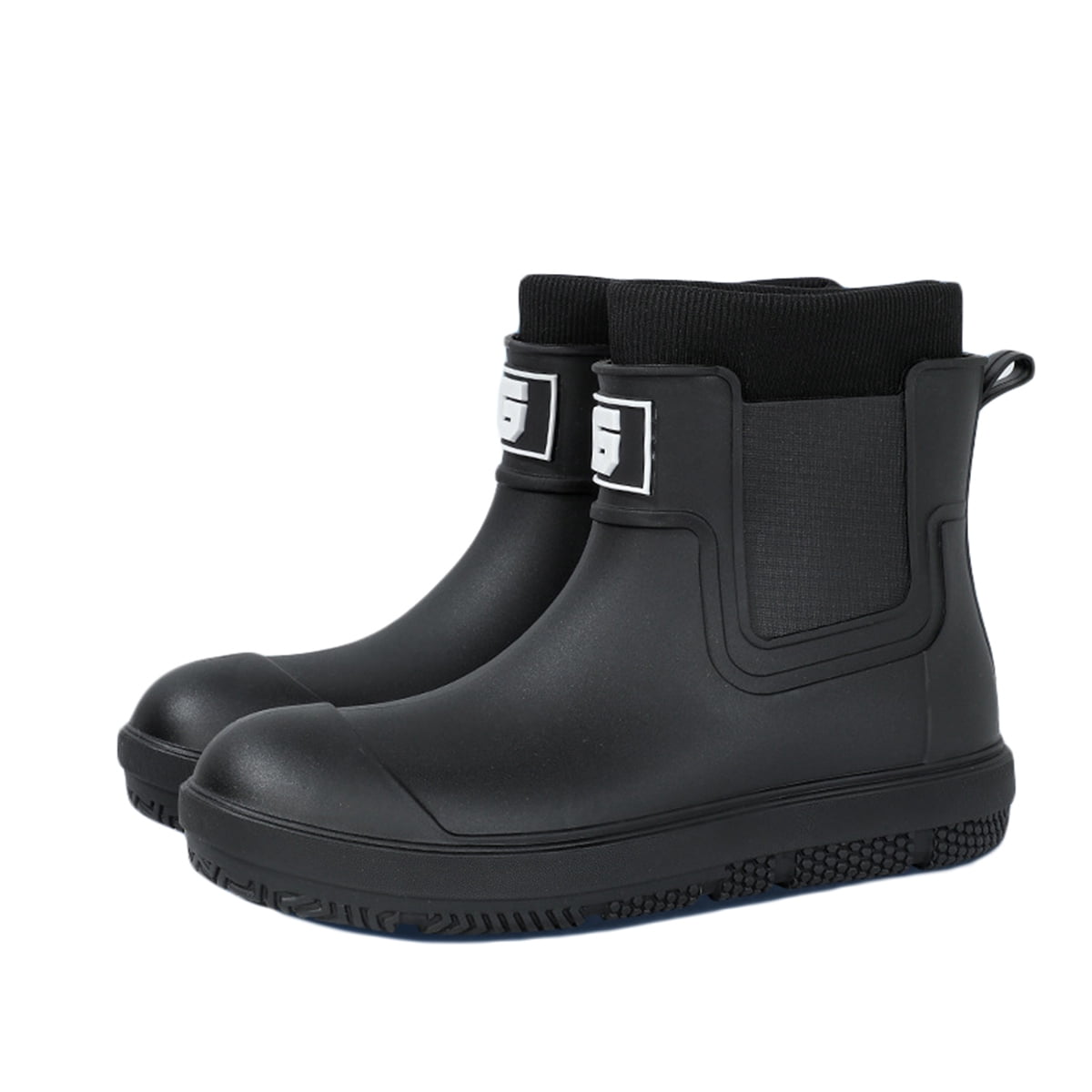 AUXDIQ Rain Boots Men Short Ankle Women Waterproof Rain Boots Outdoor Garden Shoes