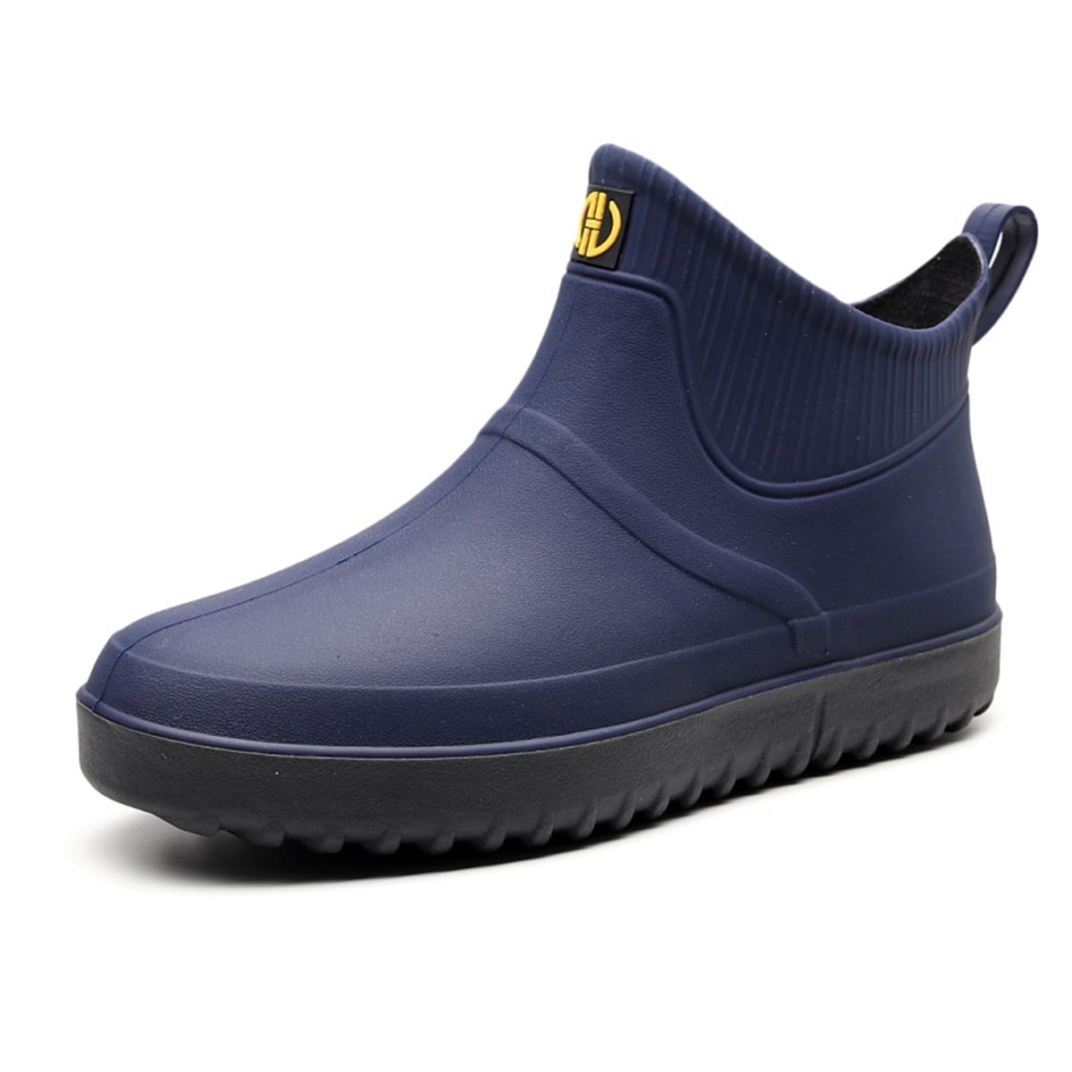 AUXDIQ Rain Boots Men Short Ankle Women Waterproof Rain Boots Outdoor Garden Shoes