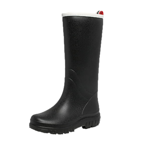 AUXDIQ Rain Boots Women Knee-High Waterproof Rain Shoes Outdoor Garden Shoes
