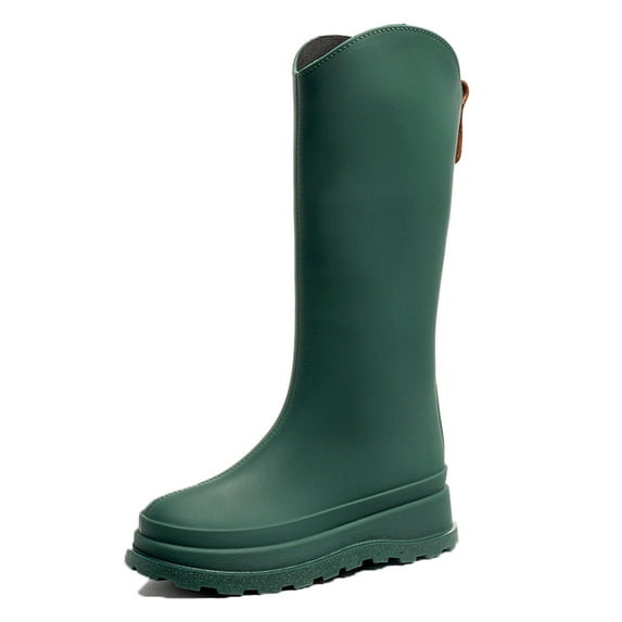 AUXDIQ Rain Boots Women Knee-High Waterproof Rain Shoes Outdoor Garden Shoes