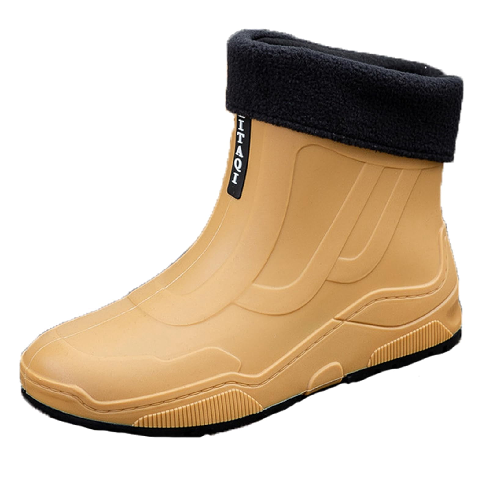 AUXDIQ Rain Boots Women Men Short Ankle Waterproof Rain Shoes Outdoor Garden Shoes
