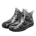 thumbnail image 1 of AUXDIQ Rain Boots Women Men Short Ankle Waterproof Rain Shoes Outdoor Garden Shoes, 1 of 6