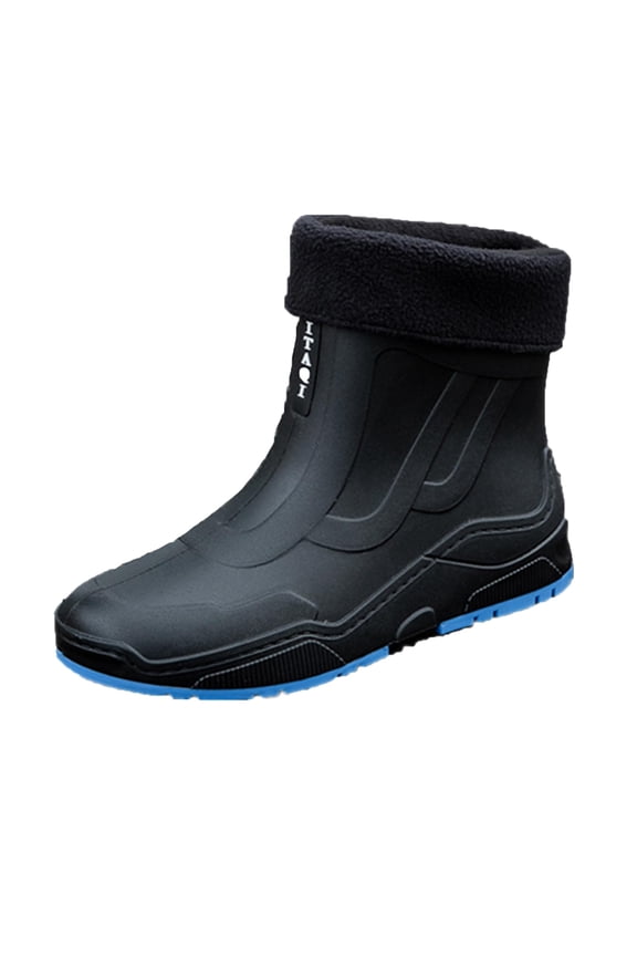 Rain Boots Women Men Short Ankle Waterproof Rain Shoes Outdoor Garden Shoes