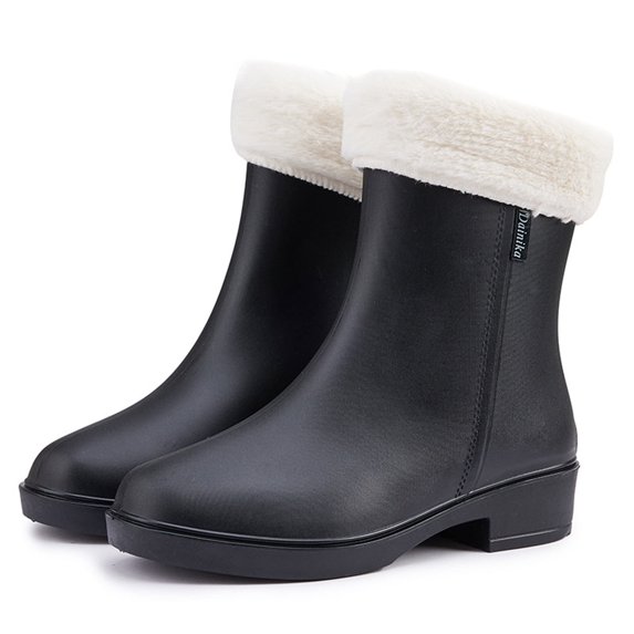 AUXDIQ Rain Shoes Women Mid-calf Boots Waterproof Rain Boots Outdoor Garden Shoes