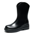 thumbnail image 1 of AUXDIQ Wellington Boots Women Mid-calf Wellies Waterproof Rain Boots Outdoor Garden Shoes, 1 of 6