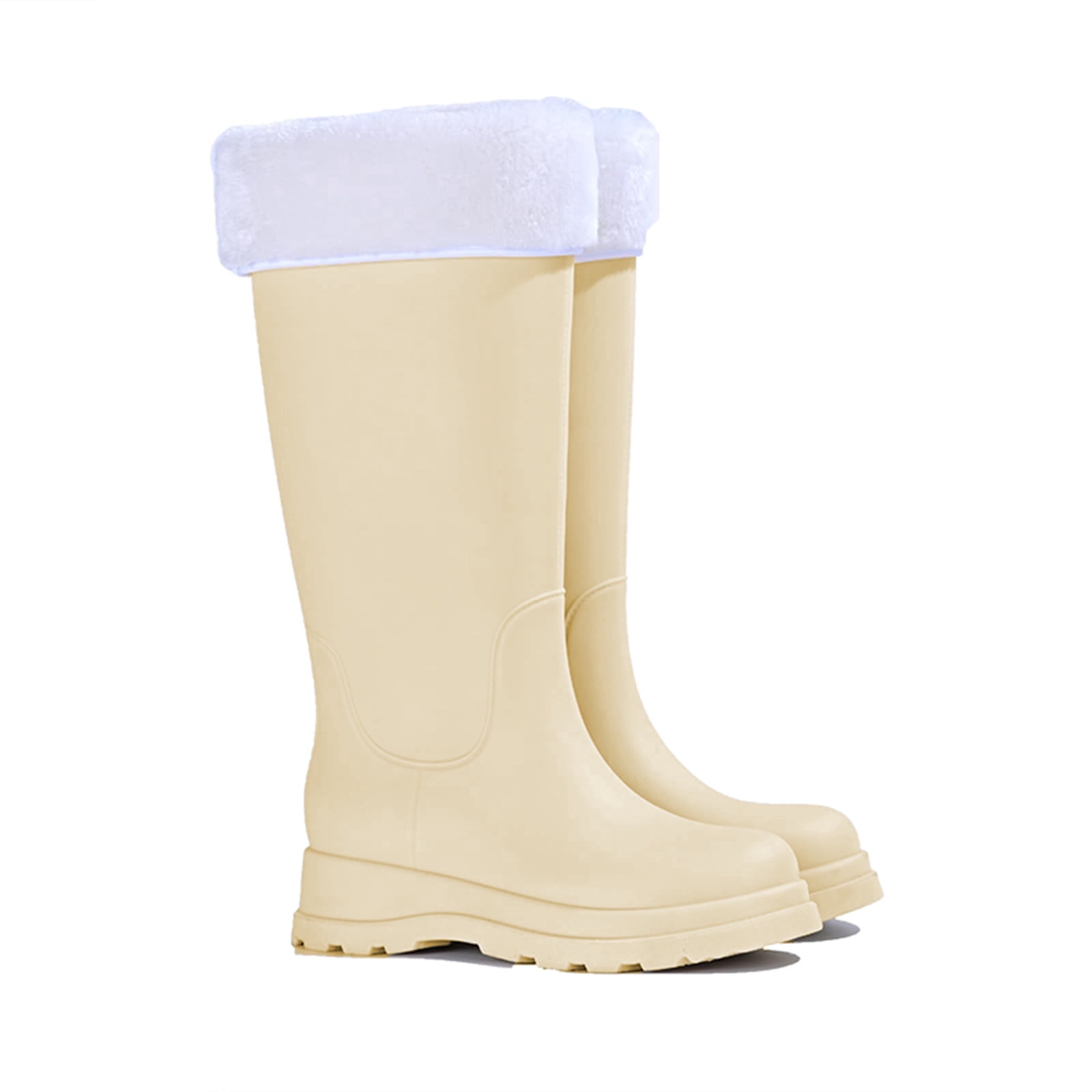 AUXDIQ Rain Shoes Women Mid-calf Boots Waterproof Rain Boots Outdoor Garden Shoes