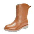thumbnail image 1 of AUXDIQ Wellington Boots Women Mid-calf Wellies Waterproof Rain Boots Outdoor Garden Shoes, 1 of 6