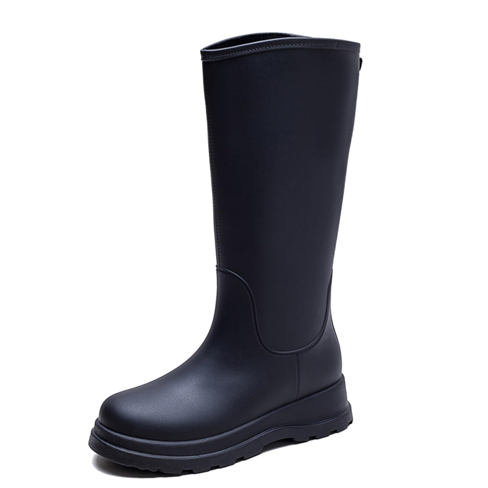 AUXDIQ Rain Shoes Women Mid-calf Boots Waterproof Rain Boots Outdoor Garden Shoes