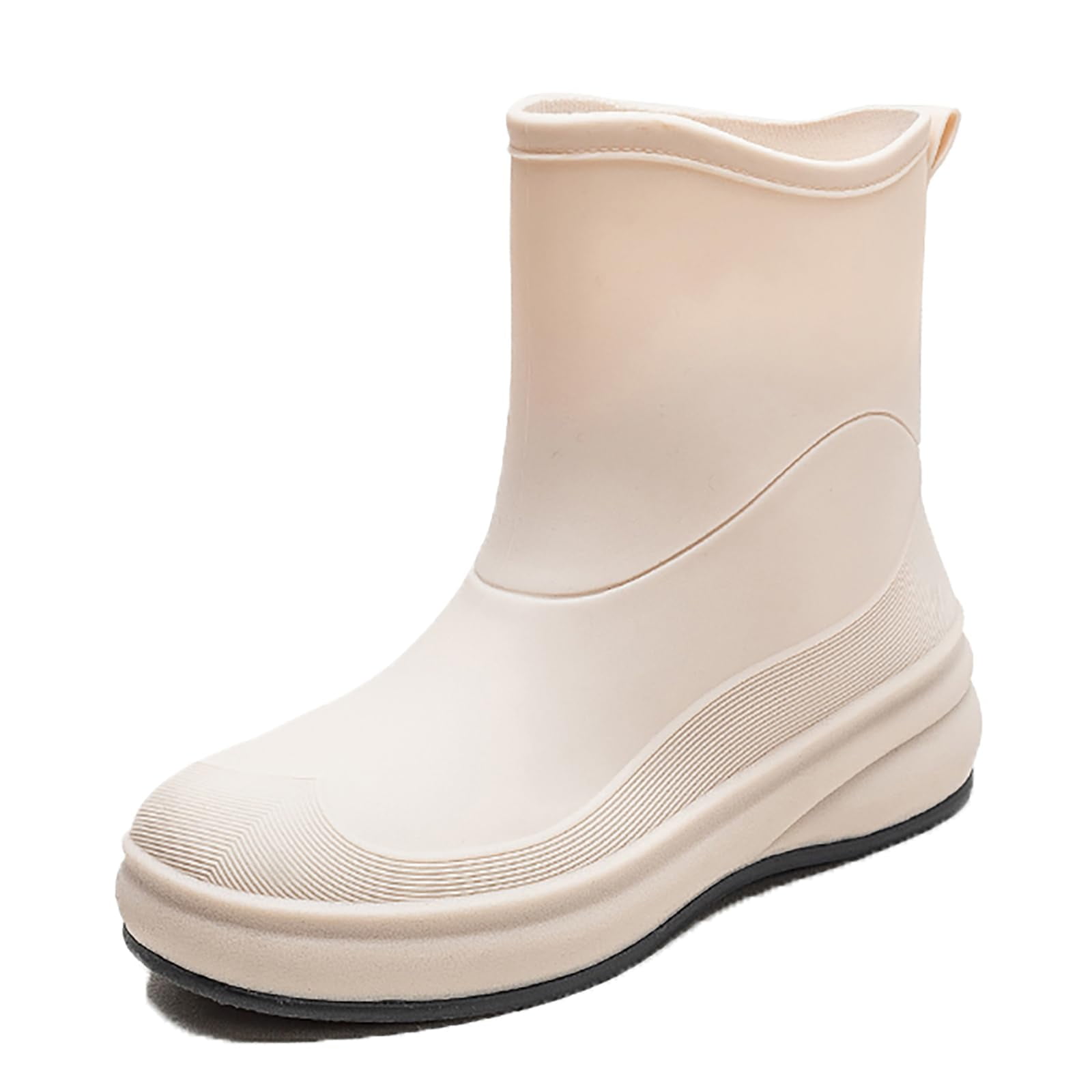 AUXDIQ Wellington Boots Women Mid-calf Wellies Waterproof Rain