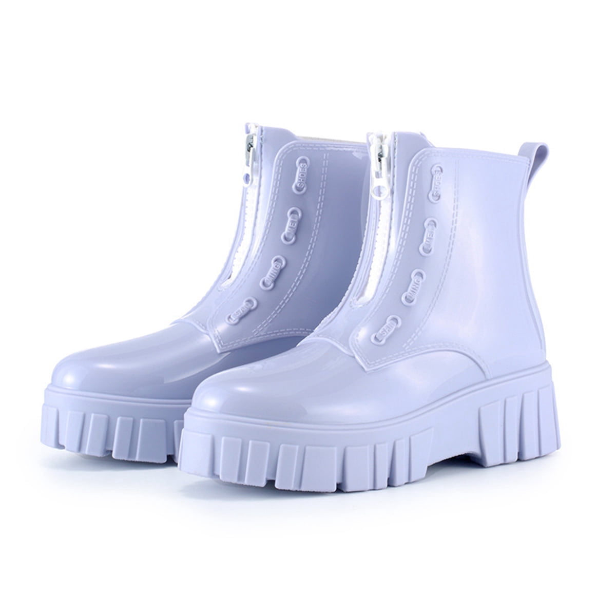 AUXDIQ Rain Shoes Women Mid-calf Boots Waterproof Rain Boots Outdoor Garden Shoes